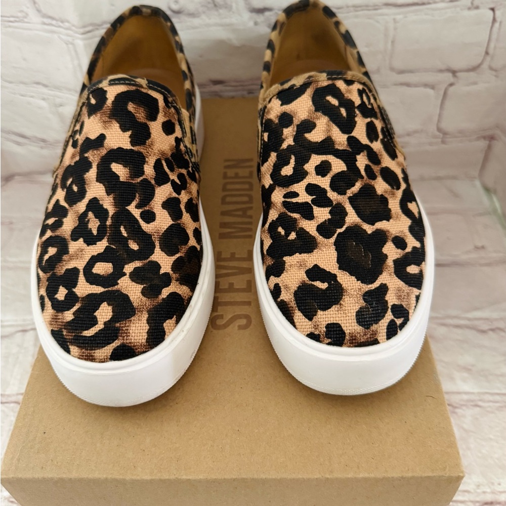 Steve Madden Leopard Print Women's Slip-On Shoes
